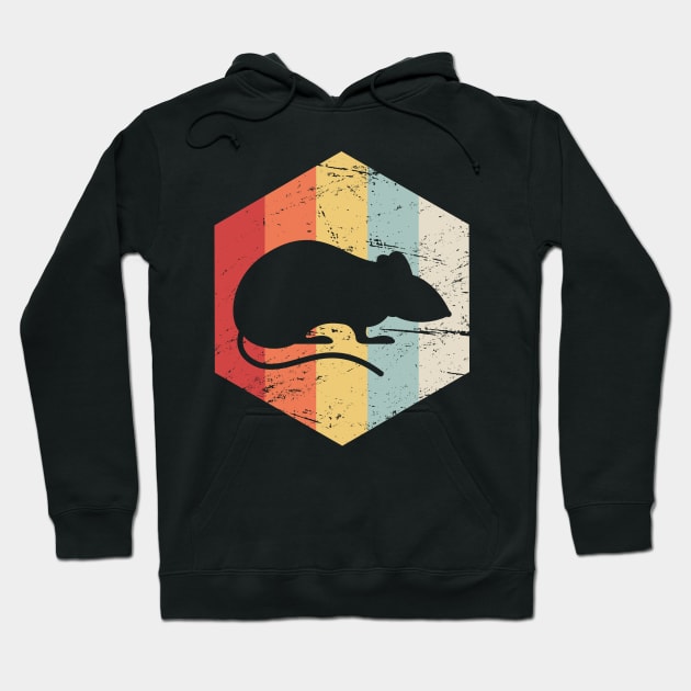 Retro 70s Mouse Hoodie by MeatMan